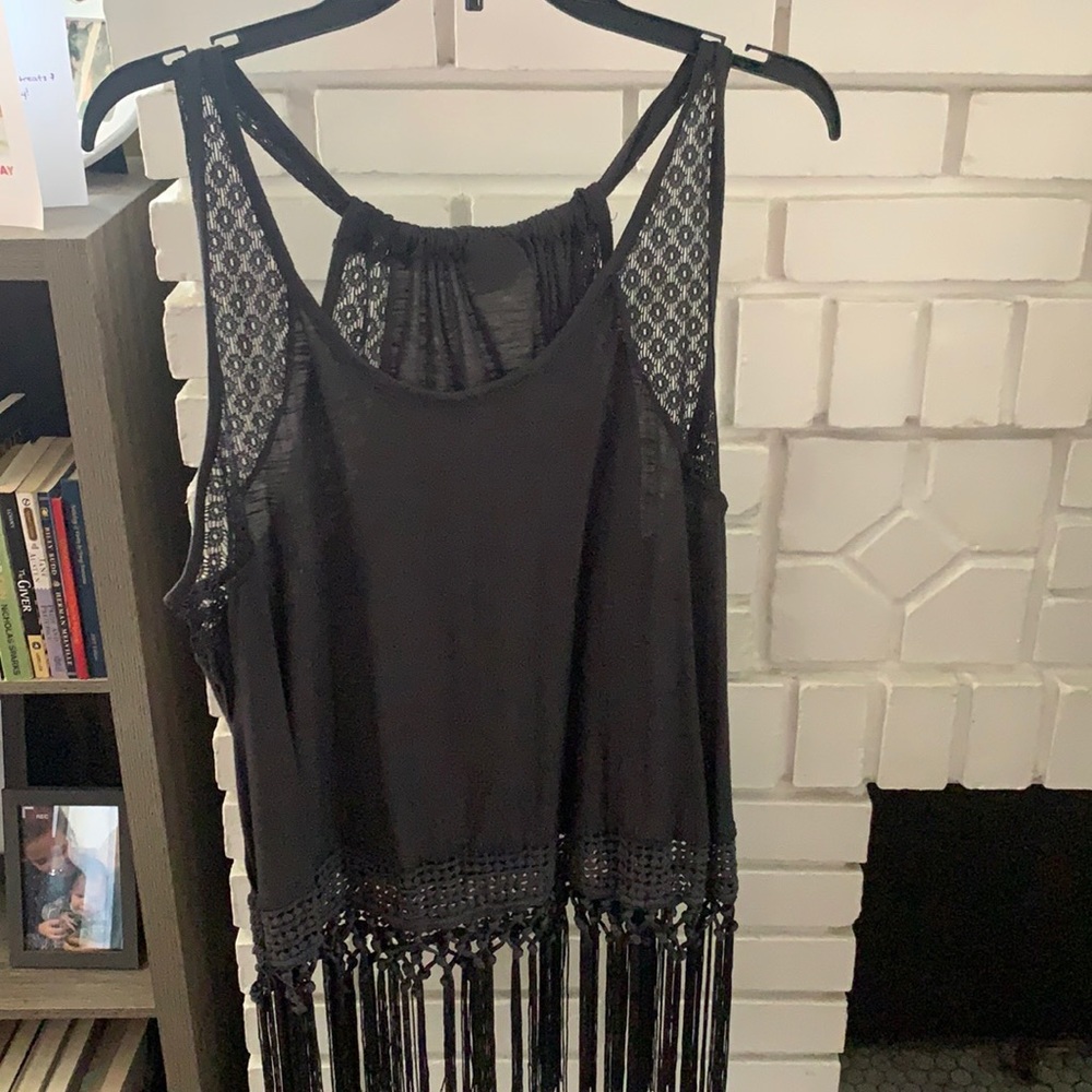 Torrid Fringe Tank Top
